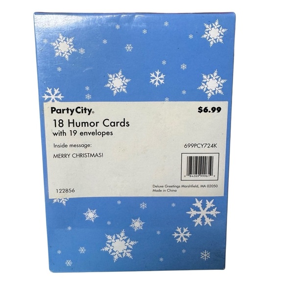 Vintage Party City Humor Christmas Cards Set - Picture 11 of 12